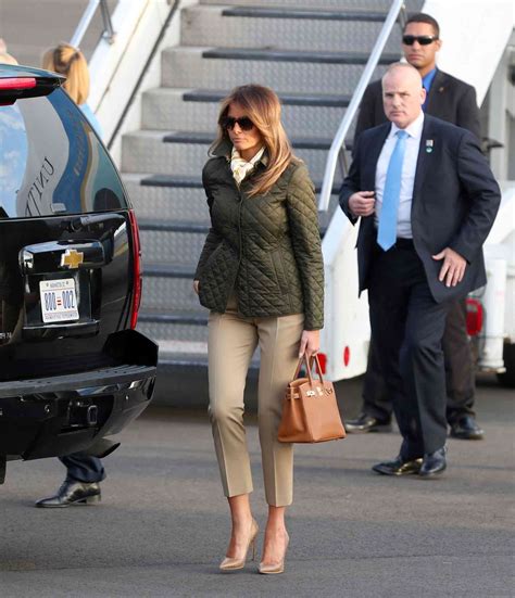 melania's hermes bag|melania trump suits.